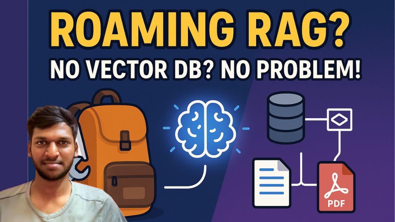 Roaming RAG Explained: Retrieval Without a Vector Database!