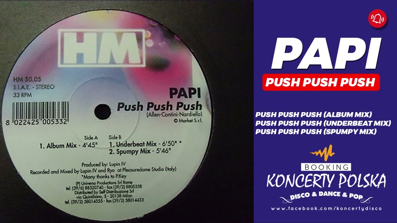 Papi &ndash; Push Push Push ( OFFICIAL VINYL )
