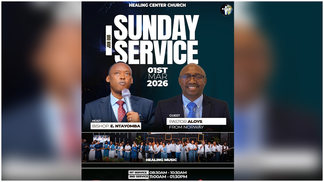 SUNDAY SERVICE WITH BISHOP E. NTAYOMBA & APOSTLE ALOYS ON 01ST.MAR.2026