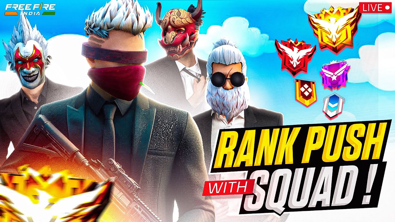Grandmaster Lobby Live Rank Push ❤️ Free Fire Telugu Live &ndash; Munna Bhai #MBG