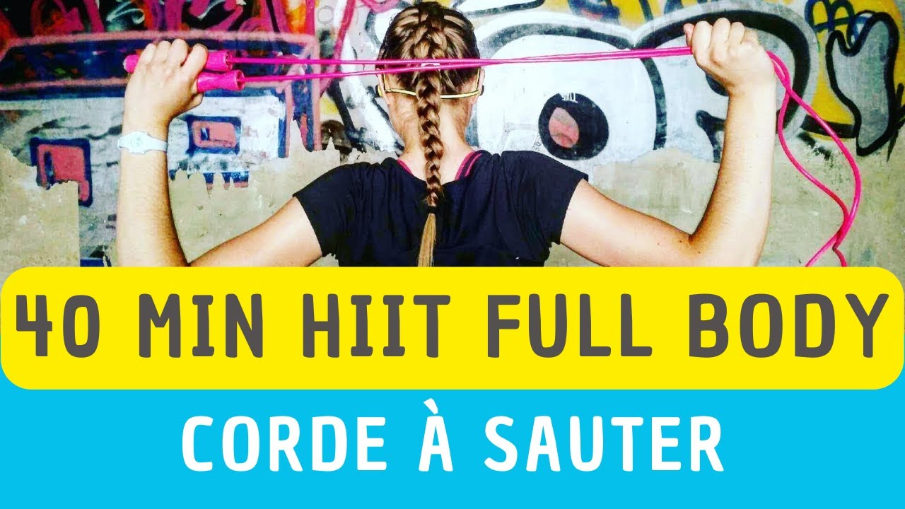 40 MIN Séance CARDIO spéciale CORDE A SAUTER CROSSFIT HIIT