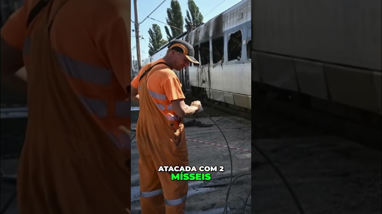 Ucr&acirc;nia Sob Ataque: M&iacute;sseis e Drones Russos Causam Destrui&ccedil;&atilde;o #shorts