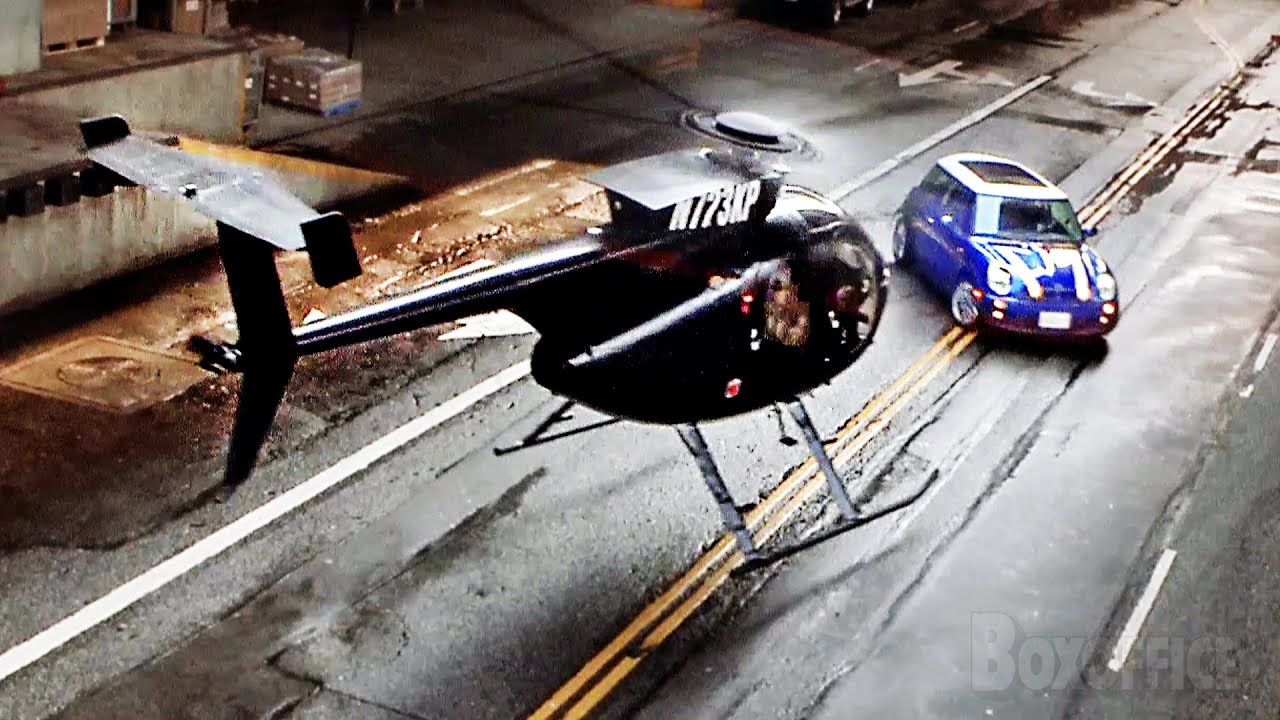 3 Autos vs. 1 Helicóptero 🚗🚁 | Persecución final | La estafa maestra | Clip en Español