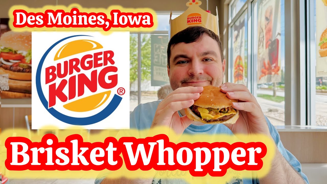 We Tried The Brisket Whopper At Burger King! 