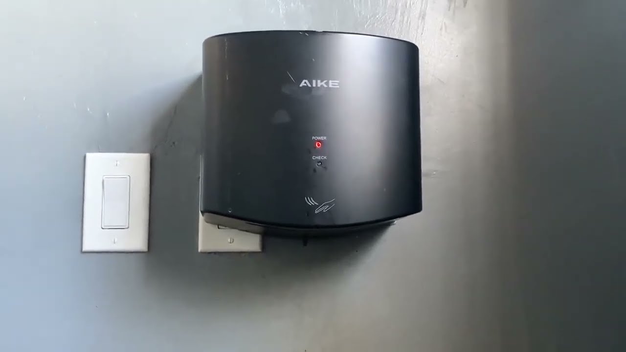 2 of the very Best Hand Dryers to Get! Dyson Airblade HU02 V Series Vs AIKE Air Wiper Compact Hand