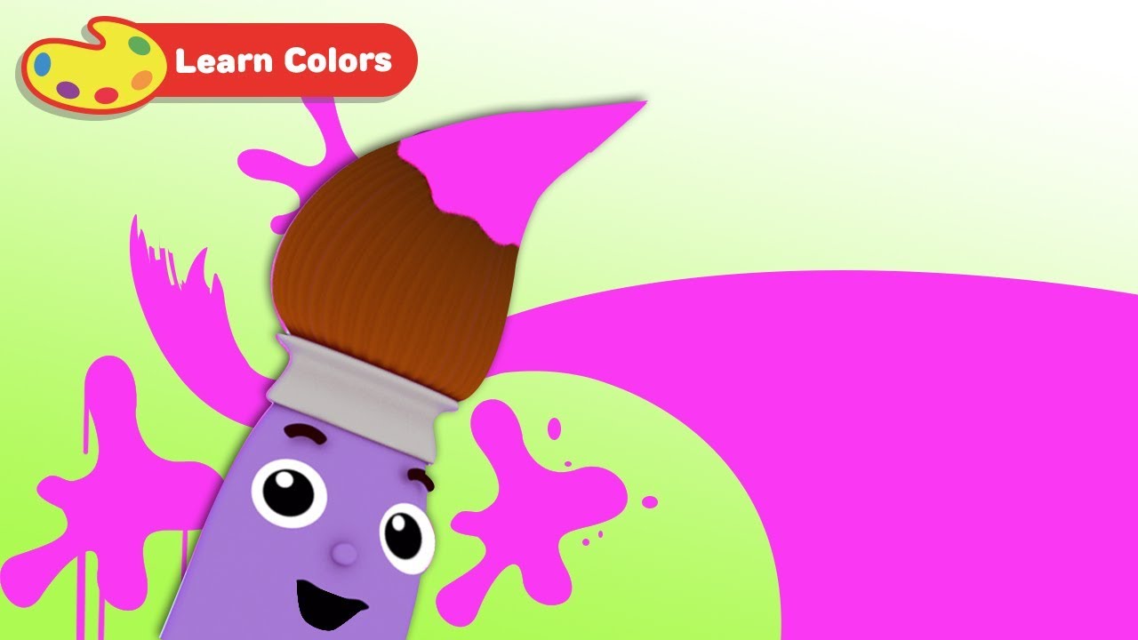 Learn Colors with Petey Paintbrush | Early Learning Videos for Baby Brain Development & Education