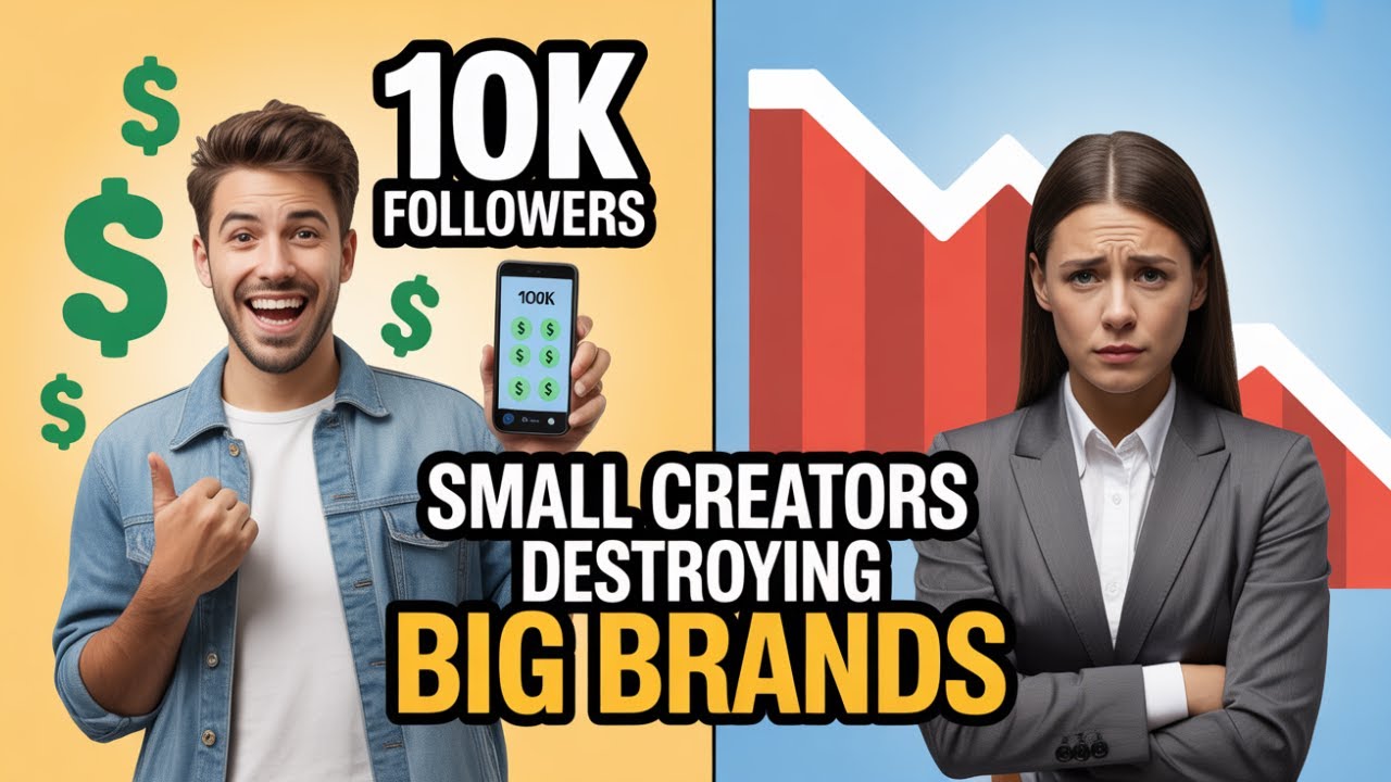 Small Creators Are Destroying Billion-Dollar Brands in 2025 (And Making Millions Doing It)