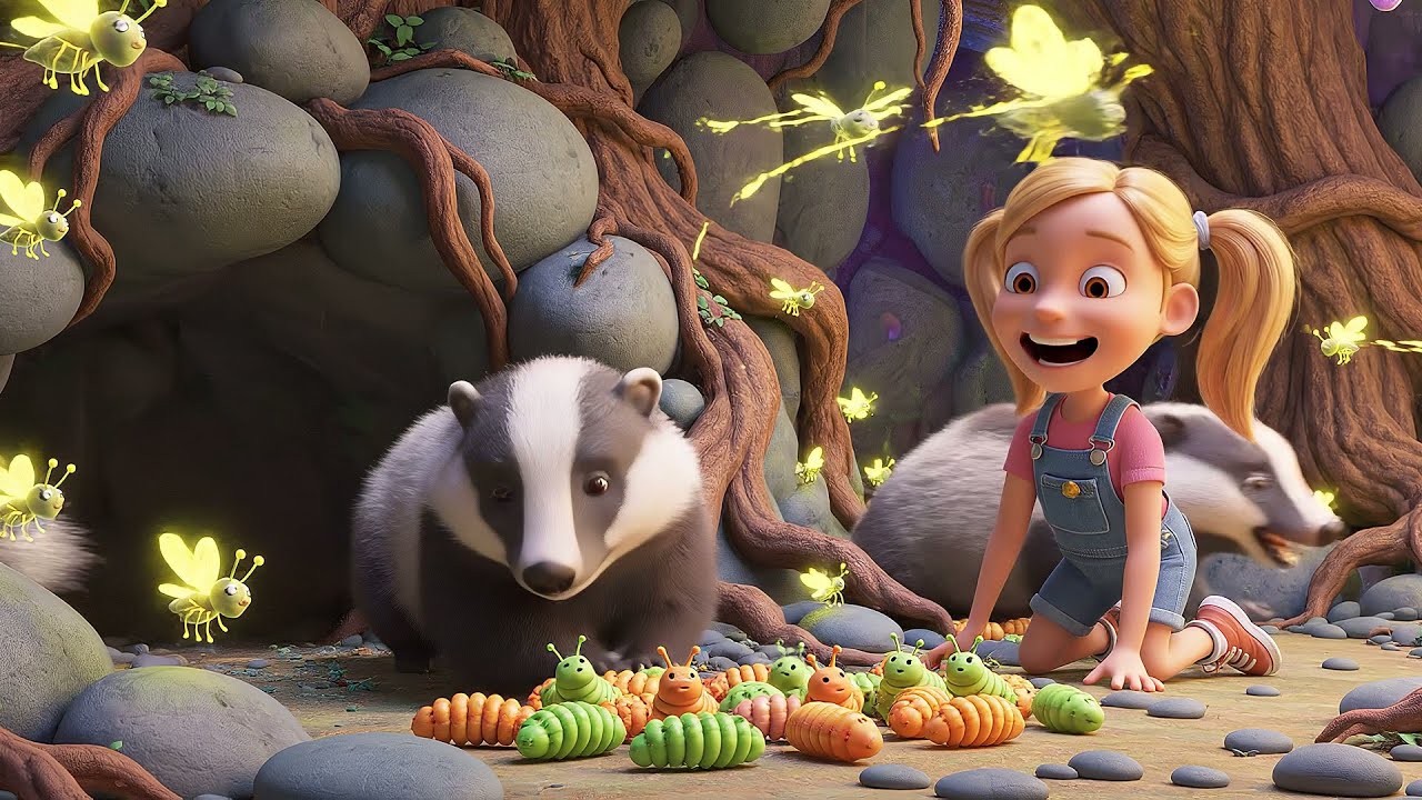 Five Little Badgers Dig Dig Dig | Nursery Rhymes for Kids & Baby Songs