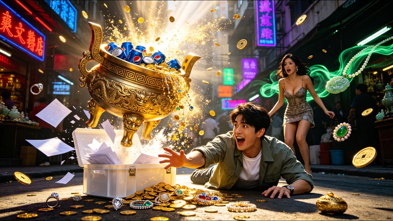 【FULL】A Poor Guy Gets Hit By A Divine Furnace, Now He Turns Trash Into Gold And Builds An Empire!