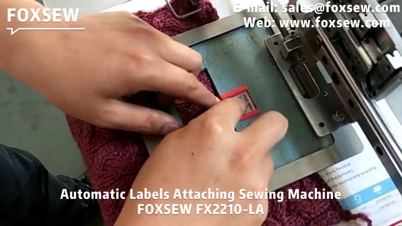 Automatic Labels Attaching Sewing Machine for Sweater