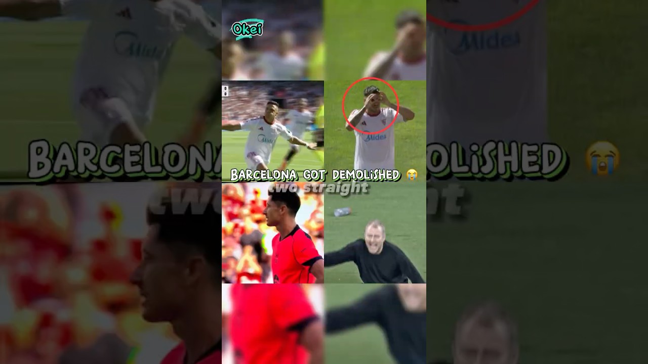 “Sevilla Destroy Barcelona 4–1 | Lewandowski Miss a pen & Barca Total Humiliation!”😭💀