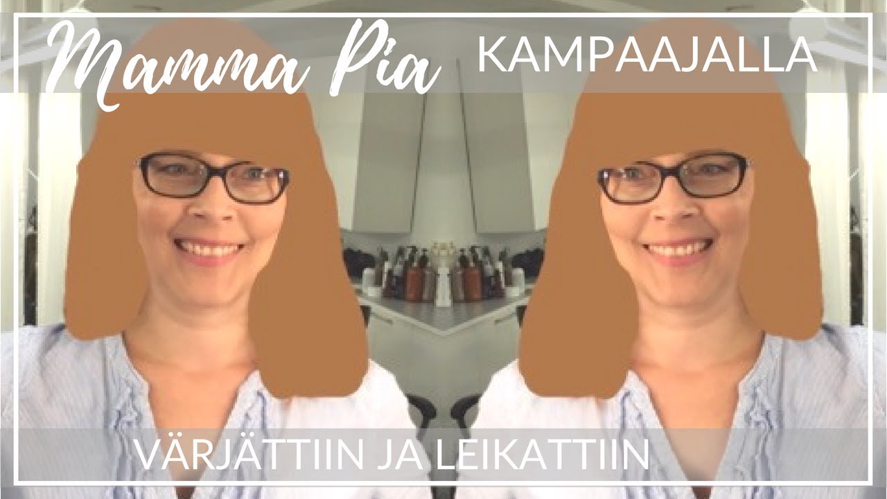 Mamma Pia kampaajalla | Uusi väri hiuksiin
