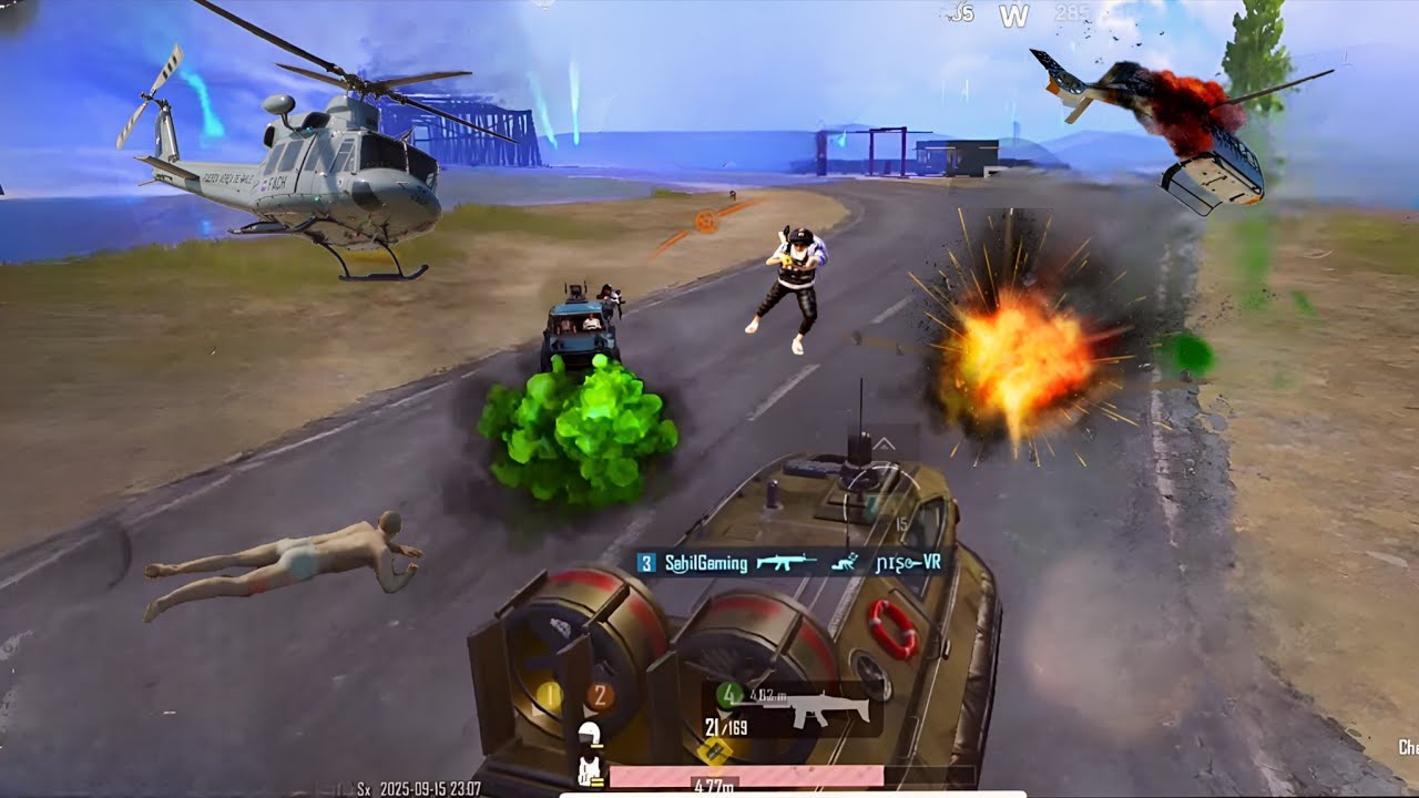 🔥Full Action Revenge Mode⚡ Payload BGMI HOVERCRAFT 💥 Helicopter🚁 Epic Comeback💀