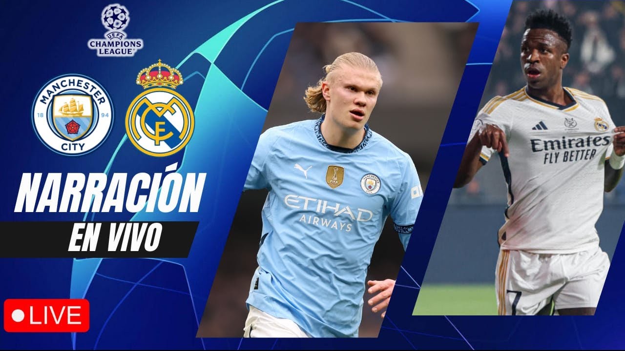 🔴 MANCHESTER CITY vs REAL MADRID EN VIVO ⚽🔥 | OCTAVOS VUELTA CHAMPIONS LEAGUE 2025/26 | NARRACIÓN