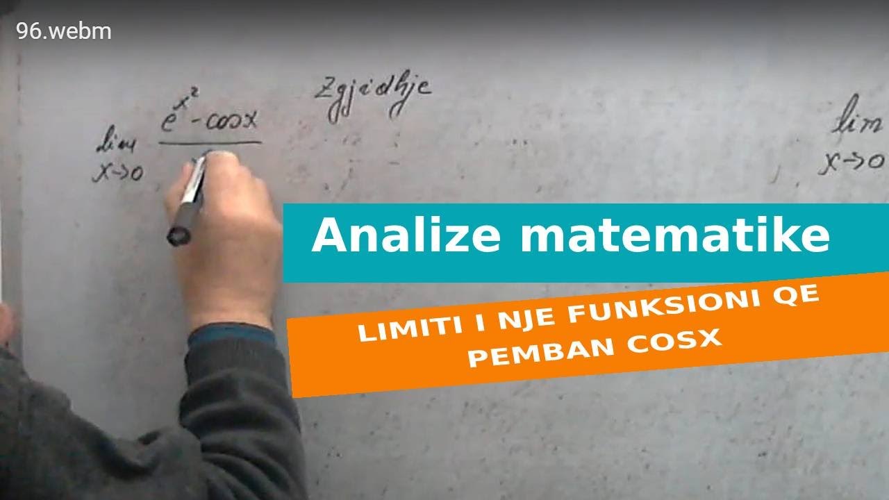 Analize matematike/Limiti i nje funksioni qe pemban cosx