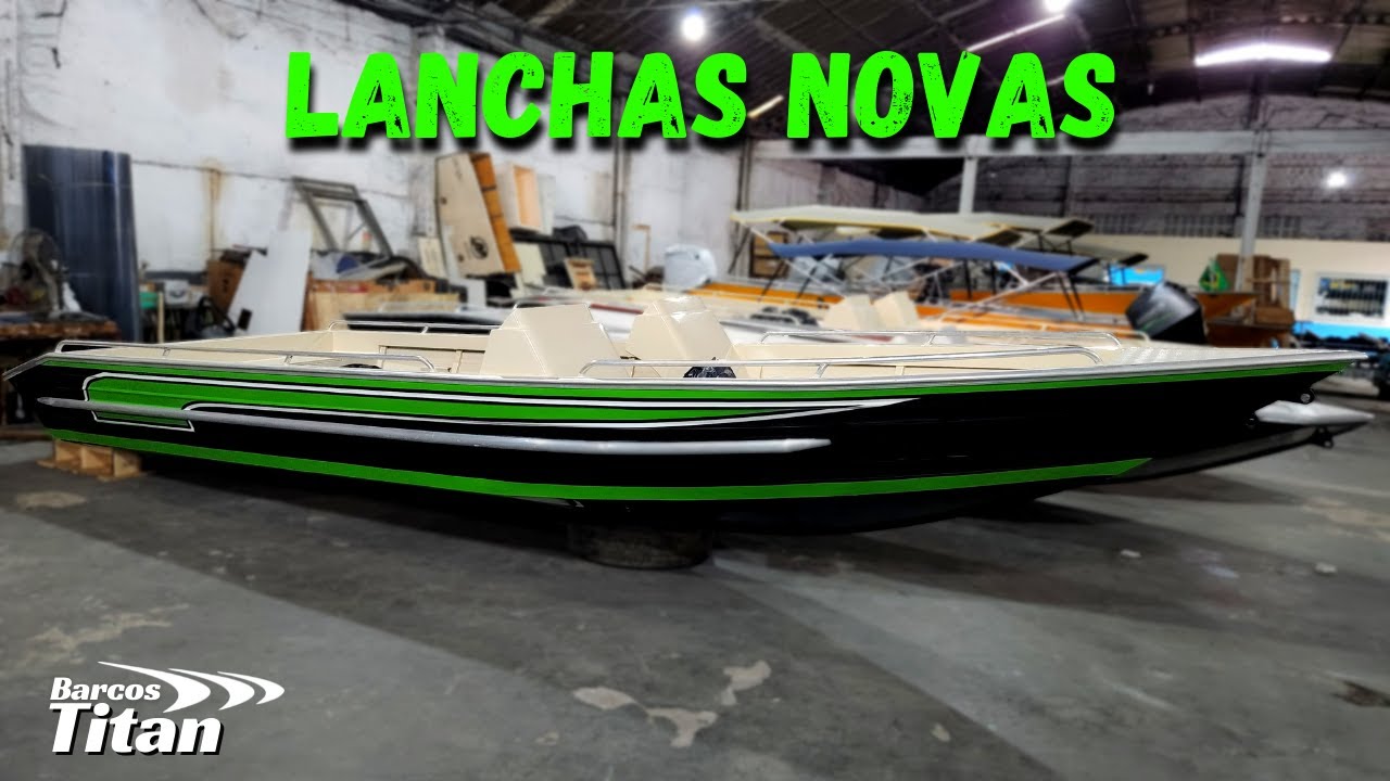 LANCHAS NOVAS !!! ACABOU DE SAIR DA PINTURA