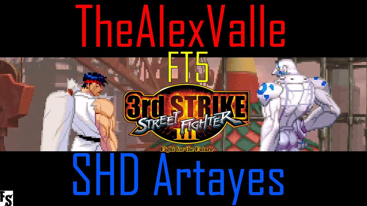 Street Fighter III: Third Strike - TheAlexValle [Ryu] vs SHD Artayes [Necro] (Fightcade FT5)