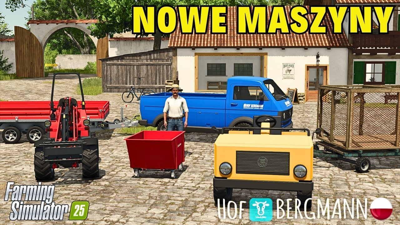 🚜🚚Nowy sprzęt na farmie na Hof Bergmann do FS25!