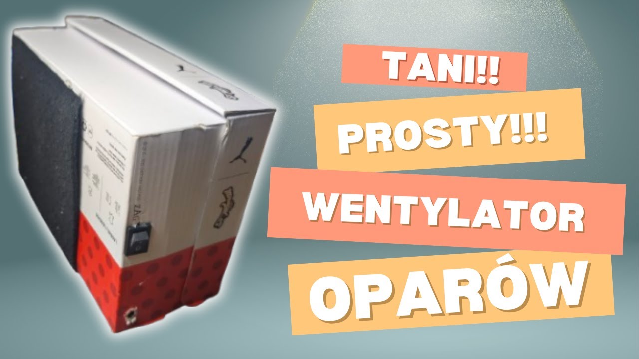 DIY Wyciąg Oparów do Lutowania za grosze! (Pudełko po butach + Wentylator PC)