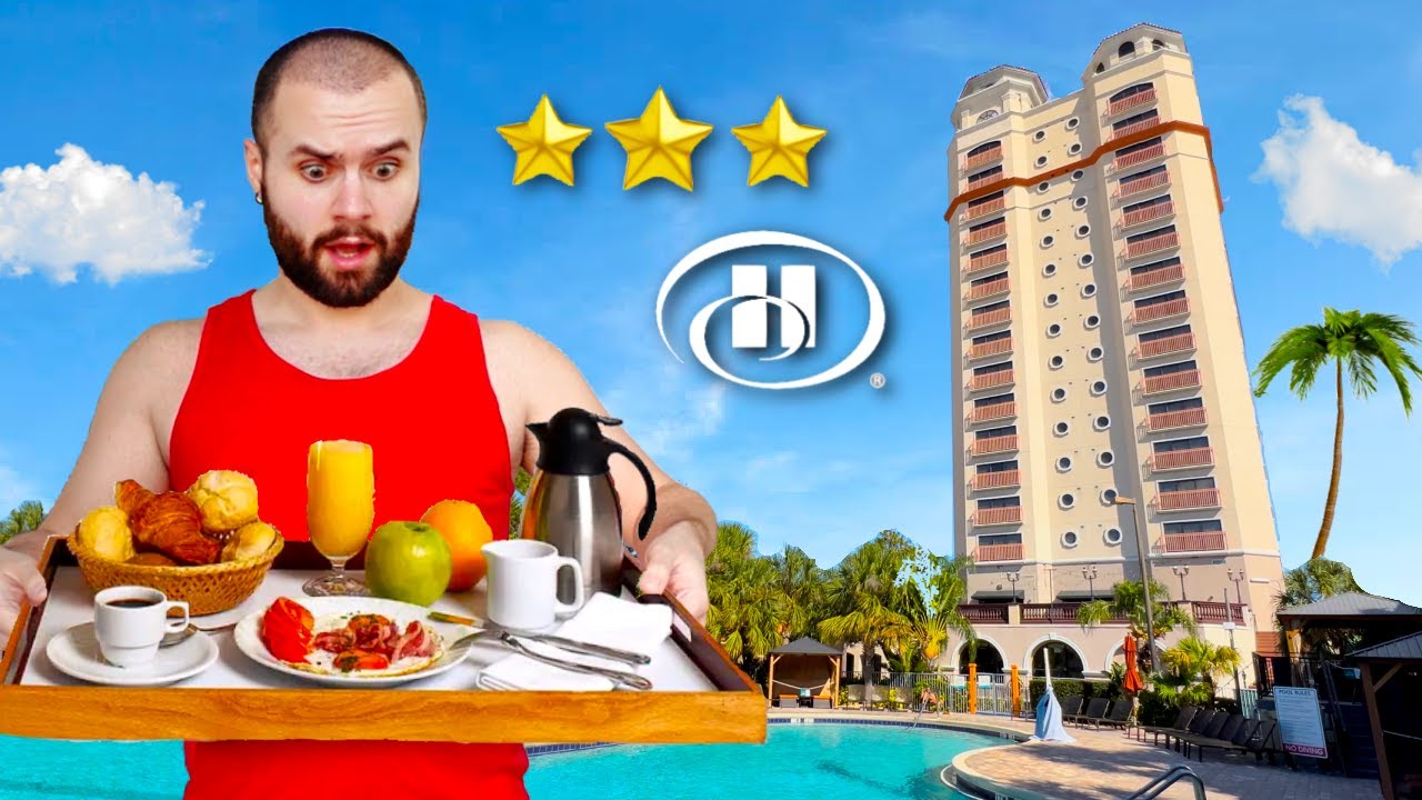 I Only Ate DoubleTree Room Service for 24 HOURS CHALLENGE! Hilton Hotel Review