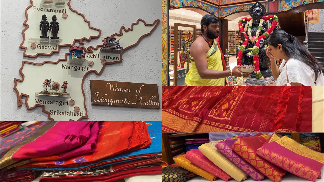 DAY 5- Kanjeevaram & Pochampally in Hyd | NALLI, TANEIRA, more..| My 1st BRAND COLLAB | Payoja Sinha