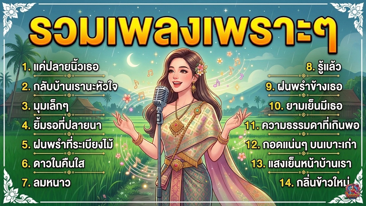 เพลงลูกทุ่งรัก อบอุ่นยามเช้า | รวมเพลงเพราะ ฟังสบาย ไม่เศร้า เปิดทั้งวัน ไม่มีโฆษณาคั่น