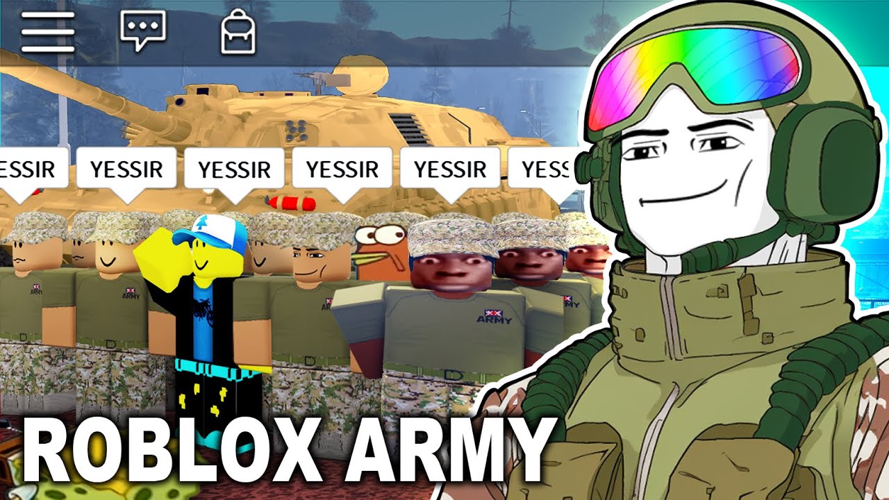 ROBLOX Army Funny Moments (MEMES)