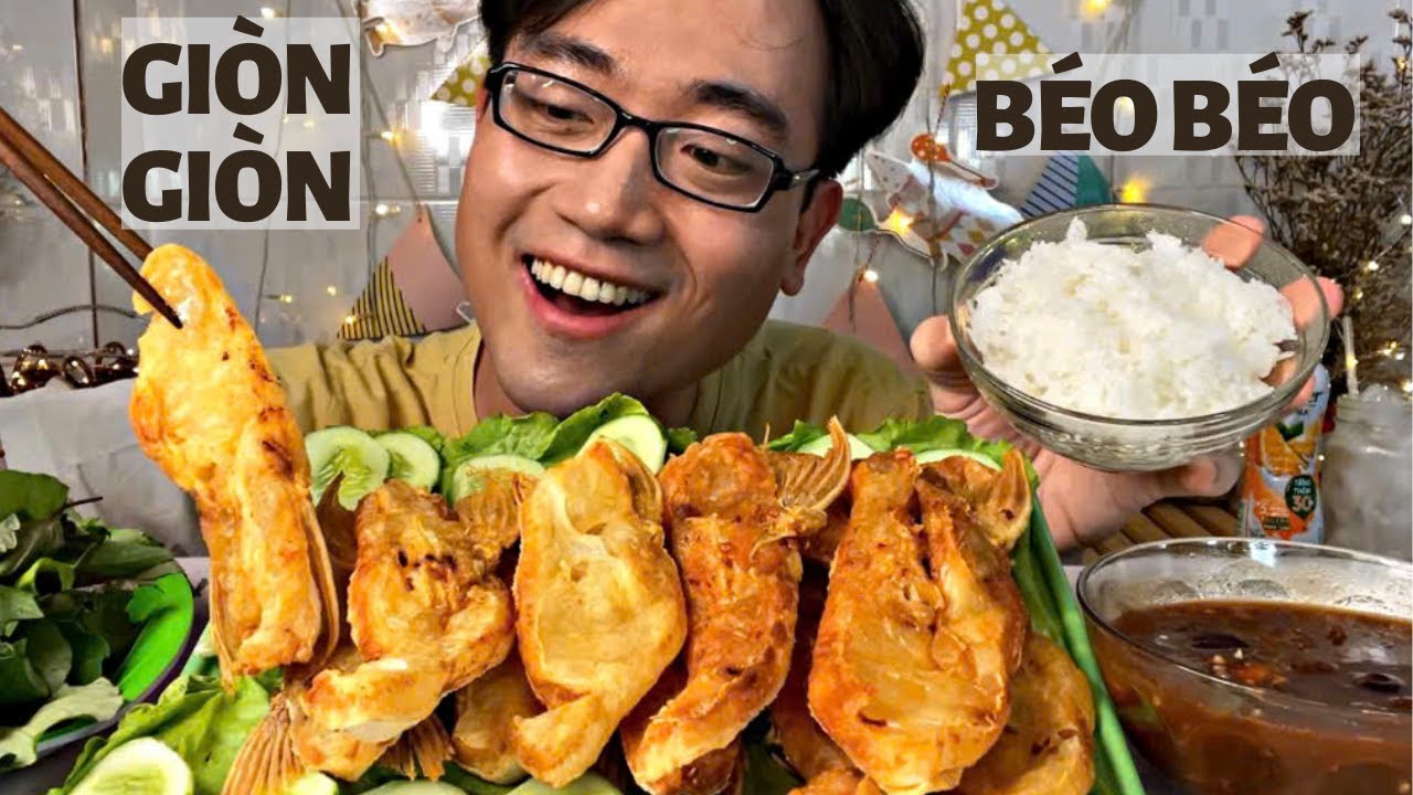 Mukbang Khô Ức Cá Dứa Với Cơm Trắng Nóng Hổi Chấm Mắm Me Chua Cắn Tới Đâu Tươm Mỡ Ngập Miệng Tới Đó