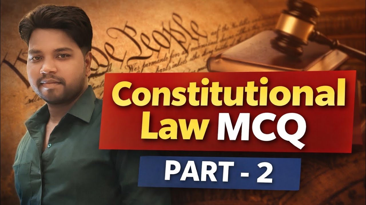 Constitutional Law MCQ||part-2||CUET PG LL.M||##cuetpg #llm 