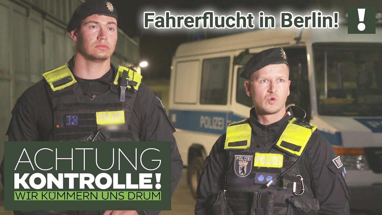 Schüsse & Verfolgungsjagd in Berlin: PKW-Kontrolle eskaliert? | Achtung Kontrolle