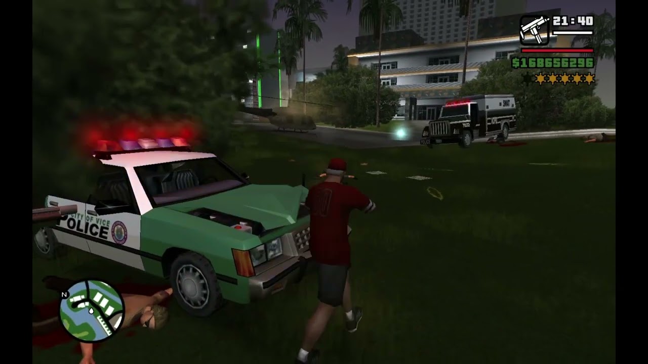 GTA Underground Chainsaw Massacre + Six Stars Wanted Level Escape