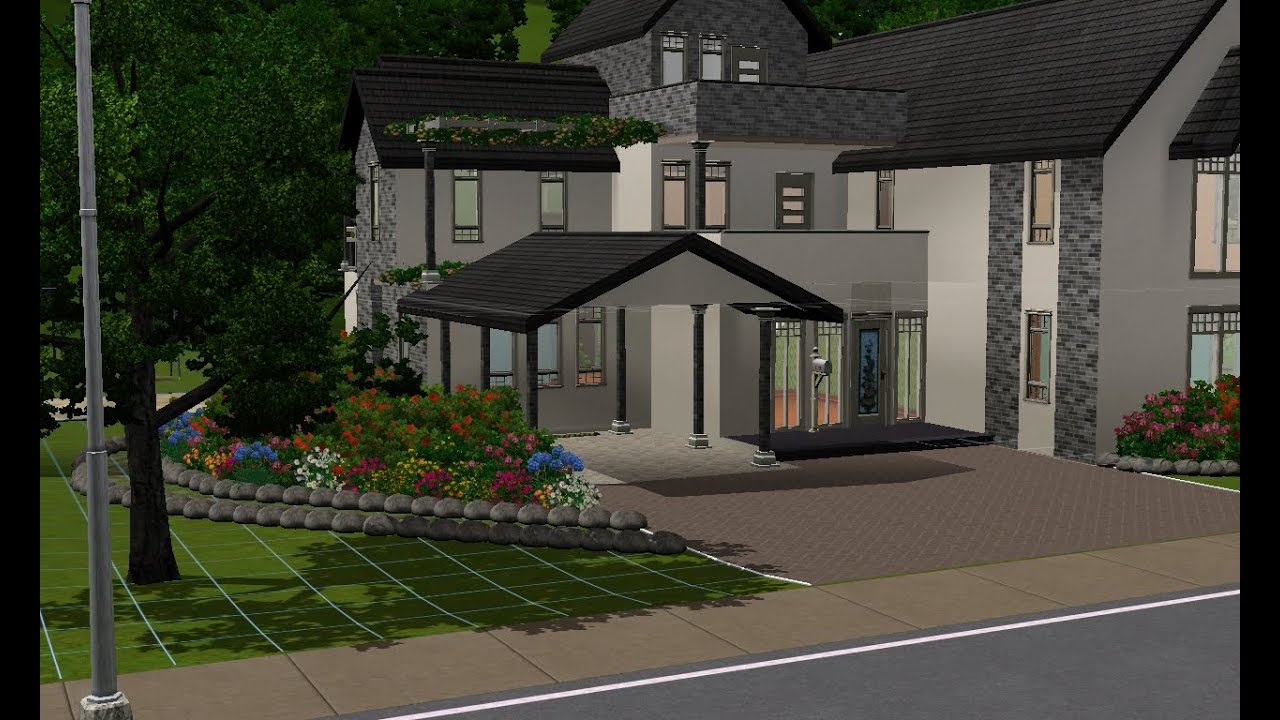 Sims 3 - Building a Large Family Home