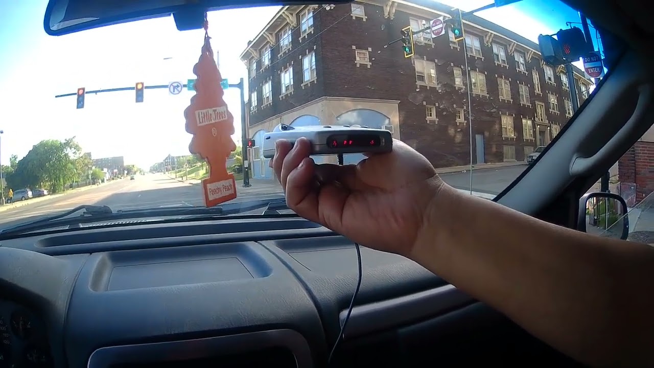 Old radar detector test against a radar traffic speed camera. Whistler Radar detector testing.