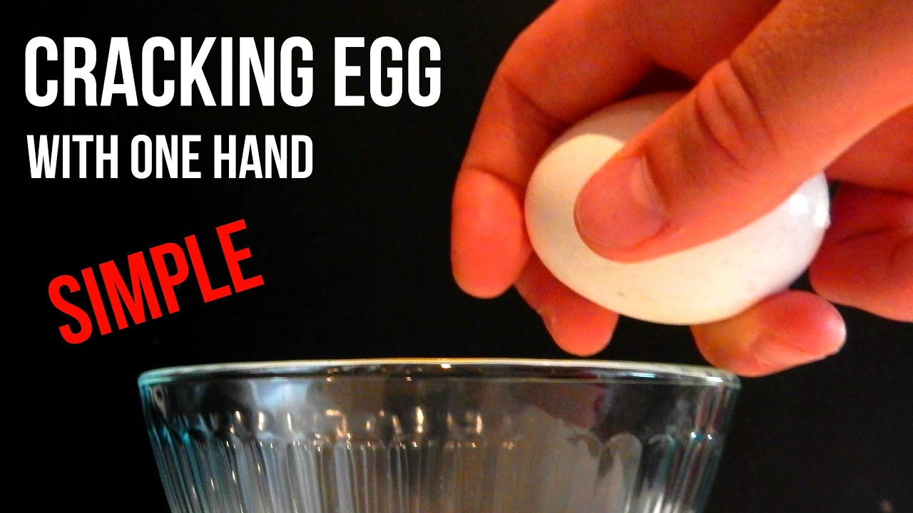 How to CRACK AN EGG WITH ONE HAND - Like A Boss, Simple Trick Explained - Inspire To Cook