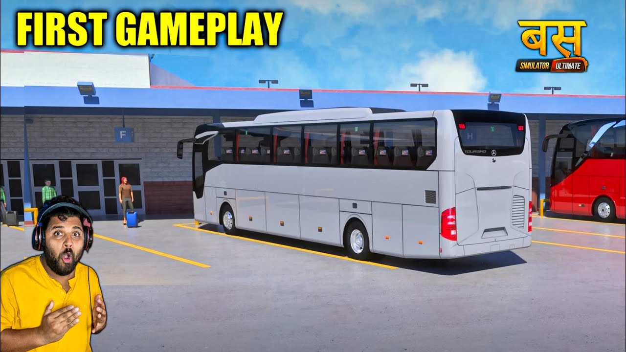 BUS SIMULATOR ULTIMATE INDIA FIRST GAMEPLAY | BEST BUS SIMULATOR GAMES FOR ANDROID | NEW BUS GAME