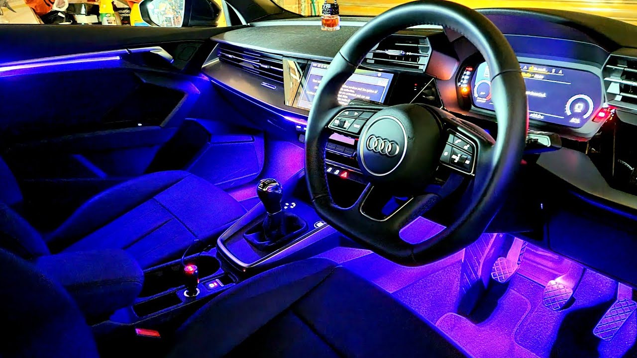 Audi A3 8Y 2021 Ambient Light Install | RGB LED Car Interior Lights | Car Ambient Lights
