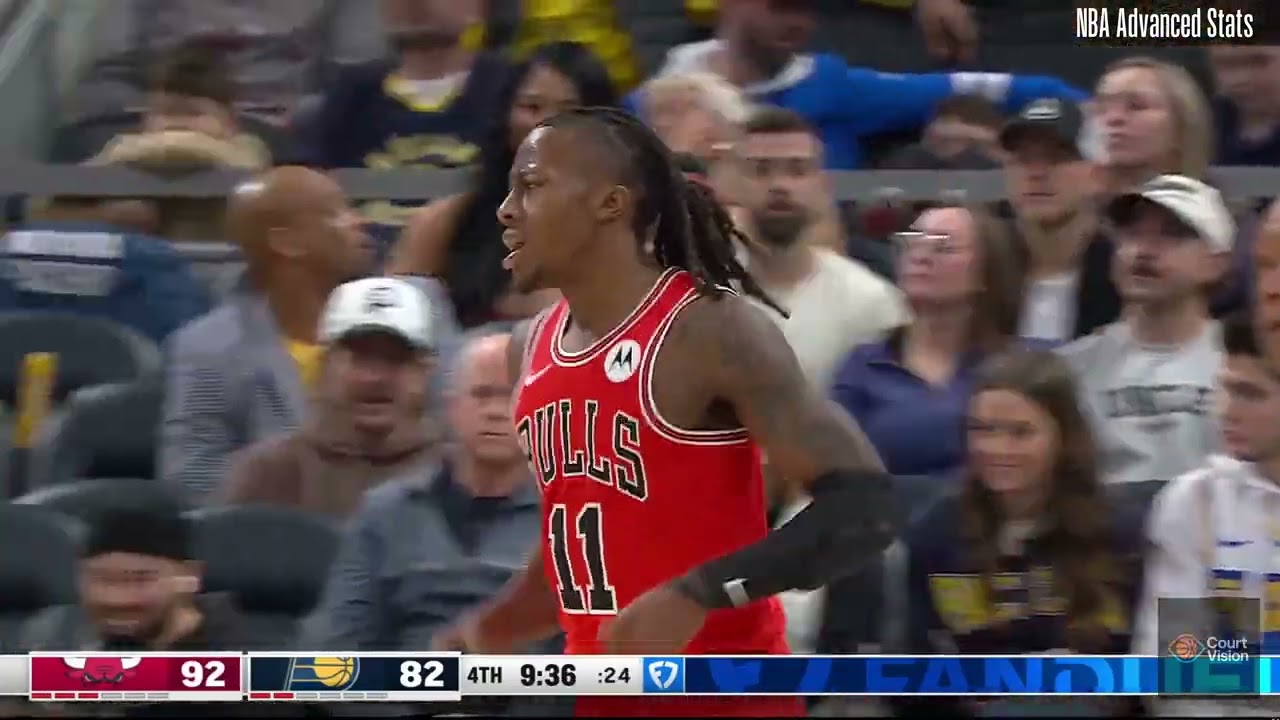 Ayo Dosunmu - 19 Points, 4 Assists, 4 Rebounds vs Pacers - 2025-26 Regular Season