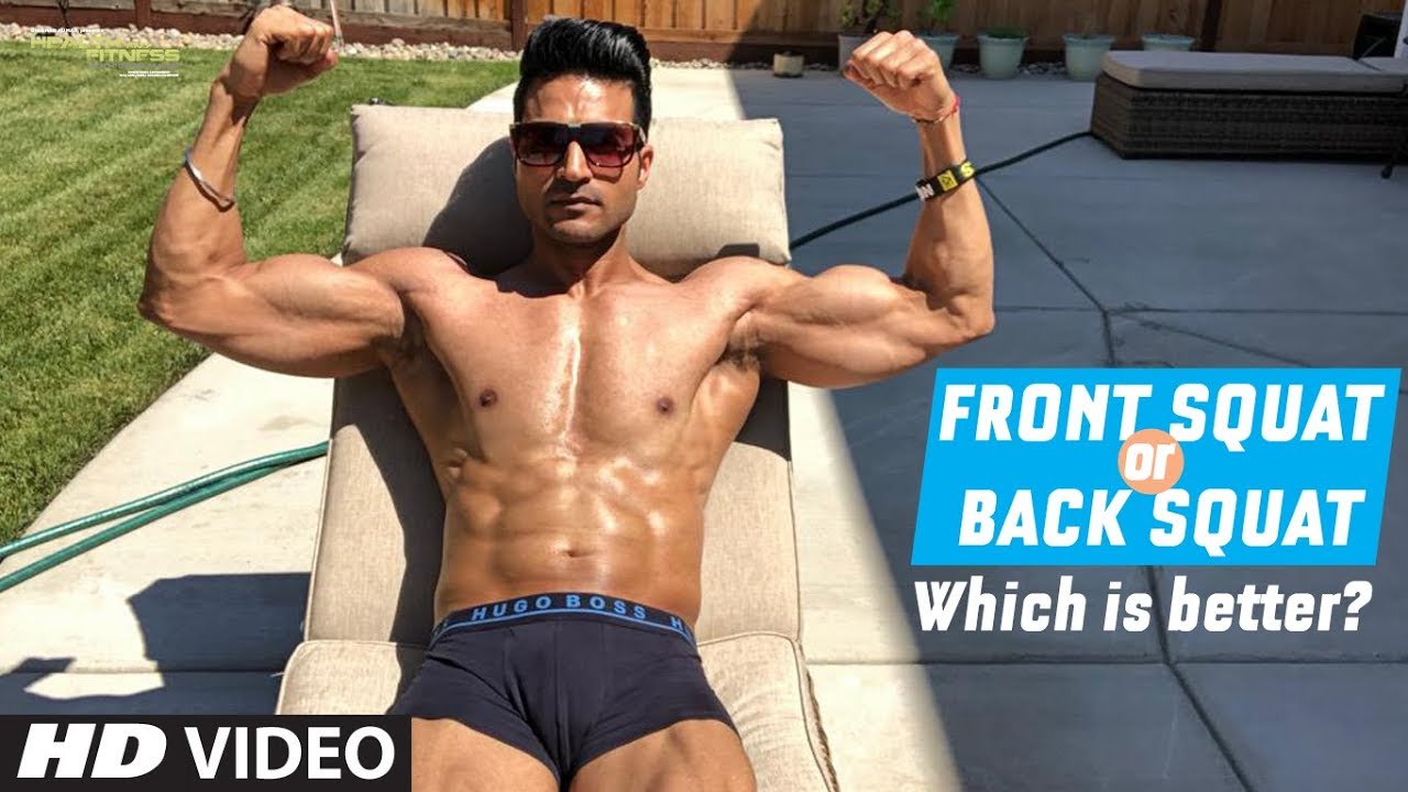 Front Squat Or Back Squat -  Which Is Better? || Guru Mann Tips For Healthy Life || Squat Workout