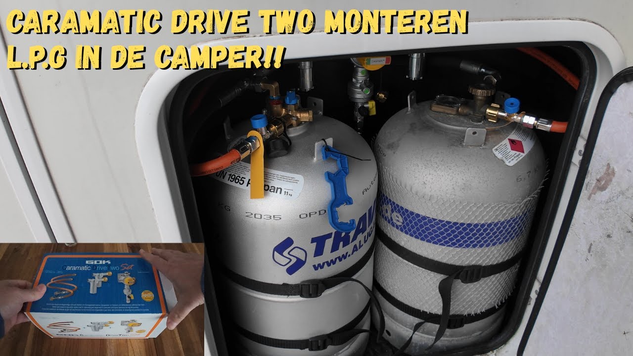 Caramatic drive two monteren L.P.G in de Camper!!