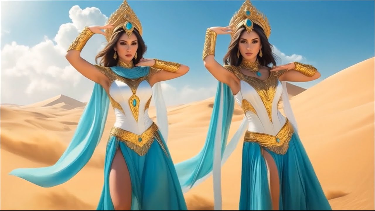 Desert Oasis Dance in the Sand | Cinematic AI Visual Art