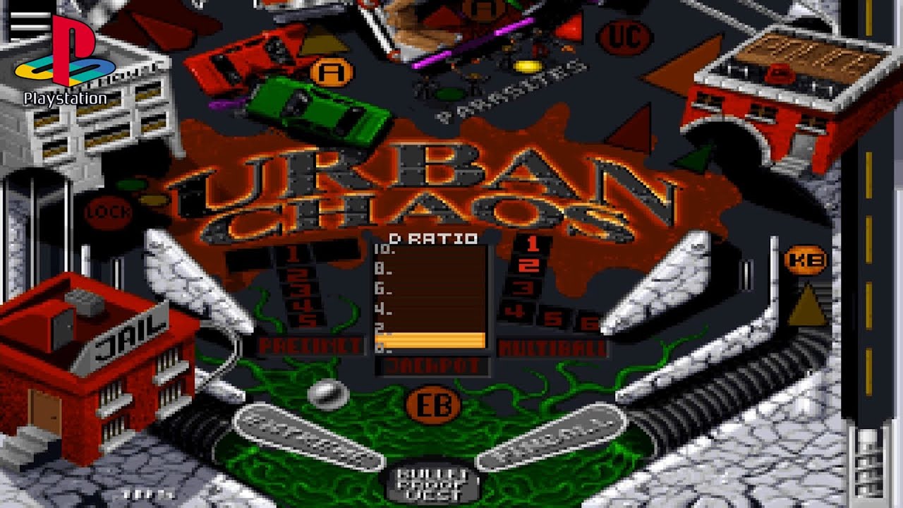 Extreme Pinball (PS1 Gameplay)