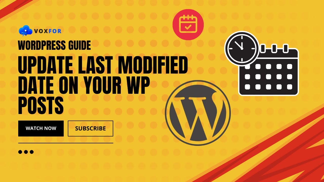 How to Display and Update the Last Modified Date on Your WordPress Posts