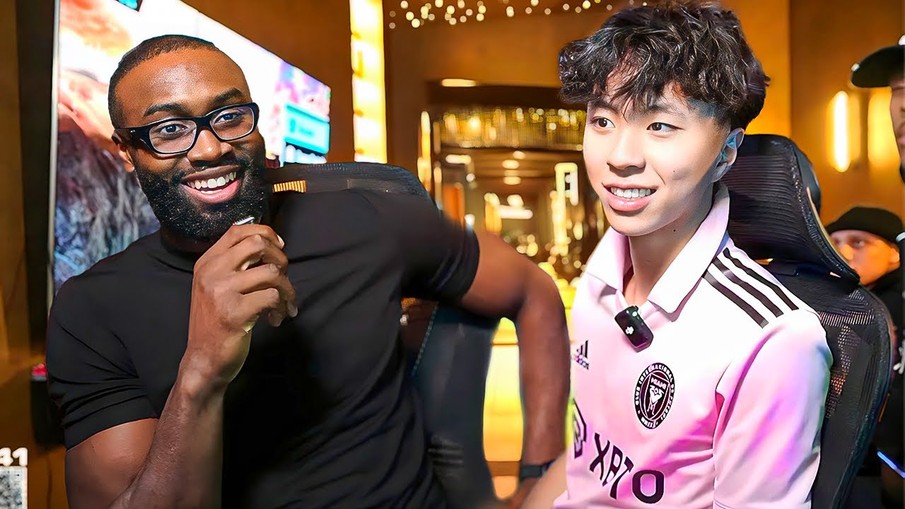 Ray Goes To Jaylen Brown's Penthouse!