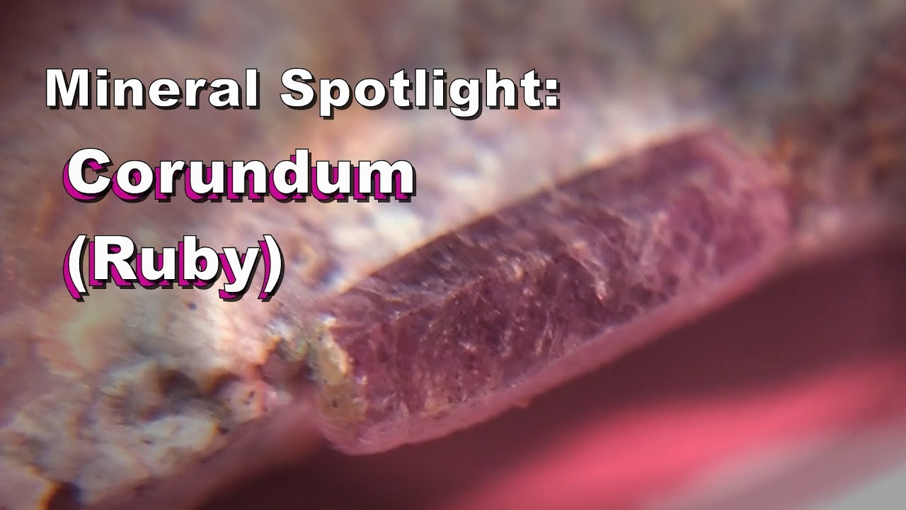 Mineral Spotlight - Corundum (Ruby)