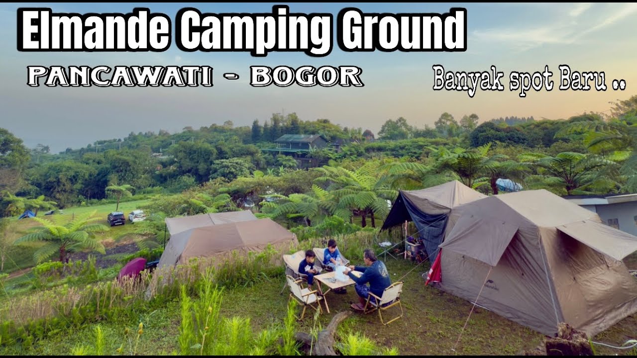 Camping Keluarga di Elmande | Terbaru di Pancawati Bogor |View Gunung & Citylight | naturehike