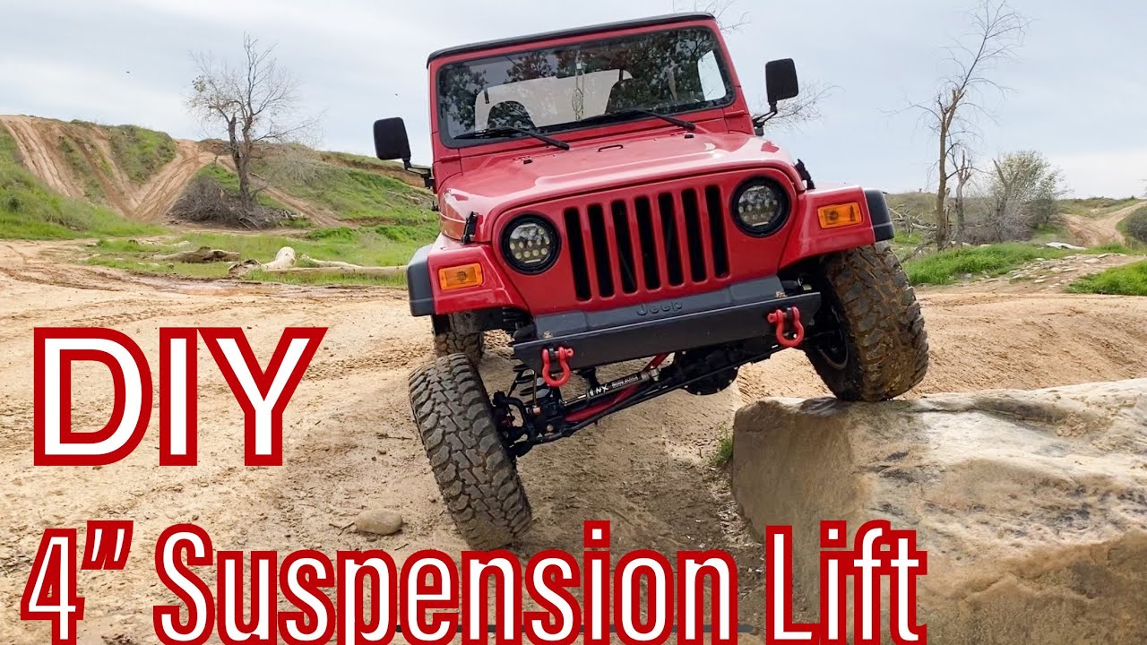 Jeep Wrangler Tj — руководство по установке комплекта для лифта подвески на 4 дюйма своими руками...