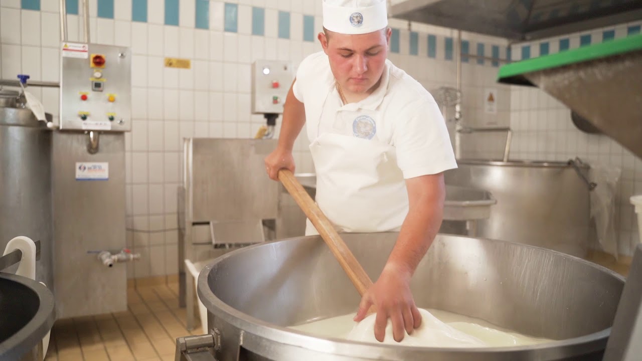 Mozzarella di bufala presso caseificio aziendale il fontanile