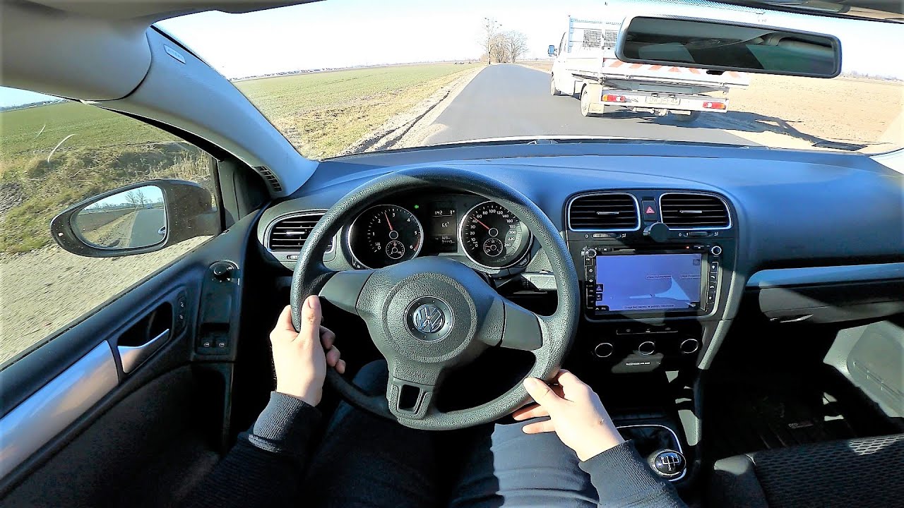 Volkswagen Golf VI 1.6TDI 105HP (2012) POV Test Drive & Acceleration 0-100 | 4K #117