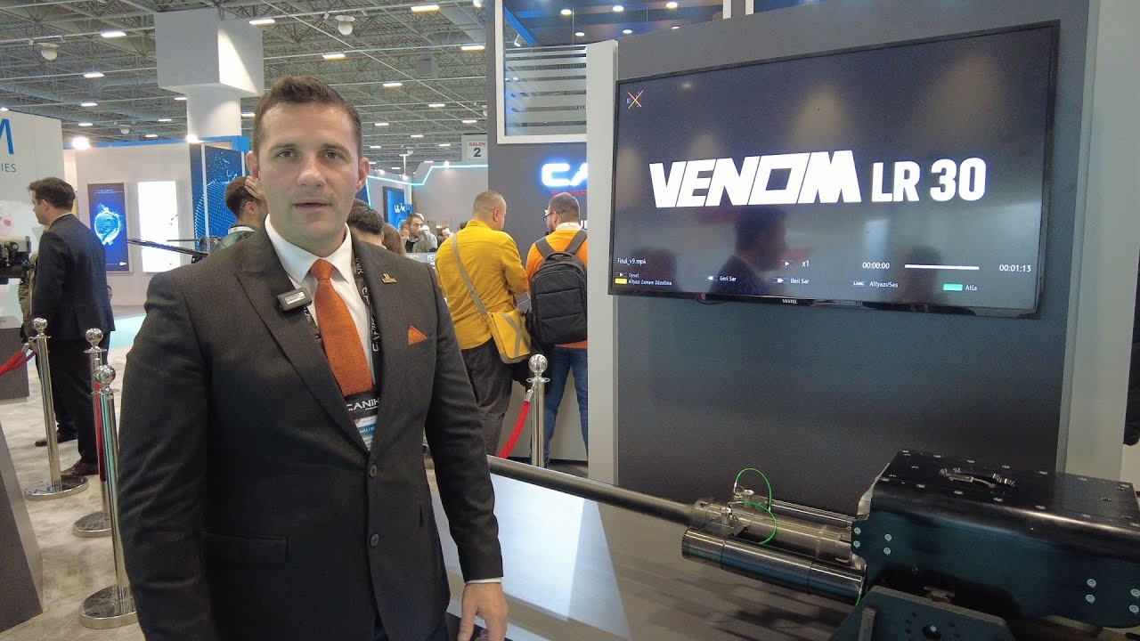 CANİK ARMS VENOM LR-30 TAMBURALI TOP'U SERGİLEDİ #sahaexpo