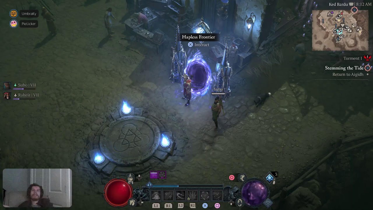 Rogue / Live 3 / S11 / Diablo 4 / FaceCamera
